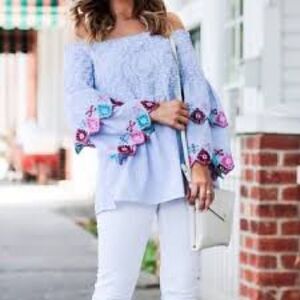 Loft Fiesta Off the Shoulder Top